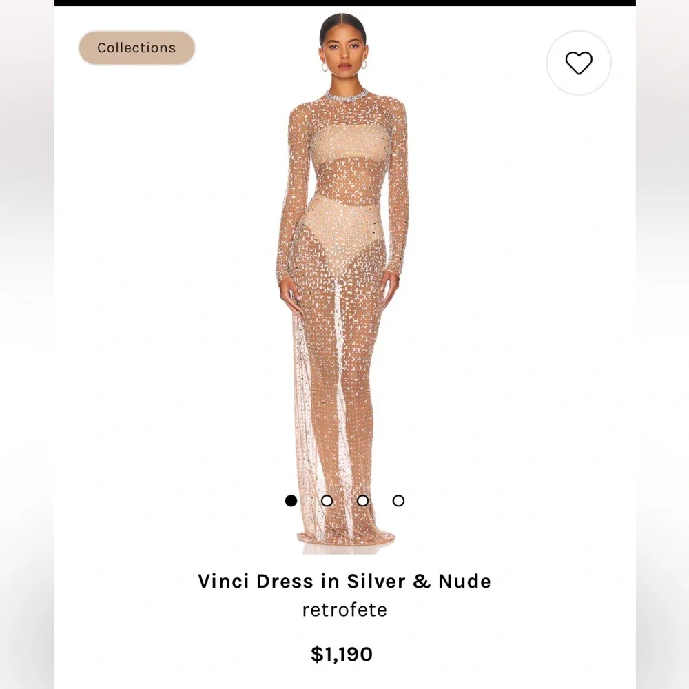 NUDE VINCI SEQUIN DRESS from REVOLVE - Picture 3 of 8